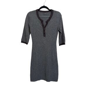 Max & Moi Cashmere Sweater Dress Gray 36